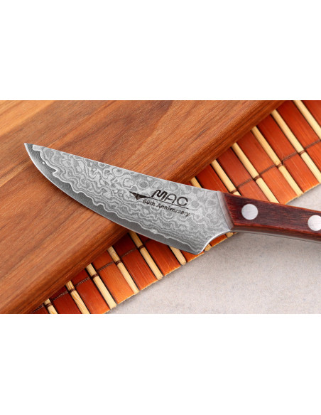 7,5 cm MAC Damaskus 45-lags japansk steakkniv 60-års jubilæum - Limited Edition