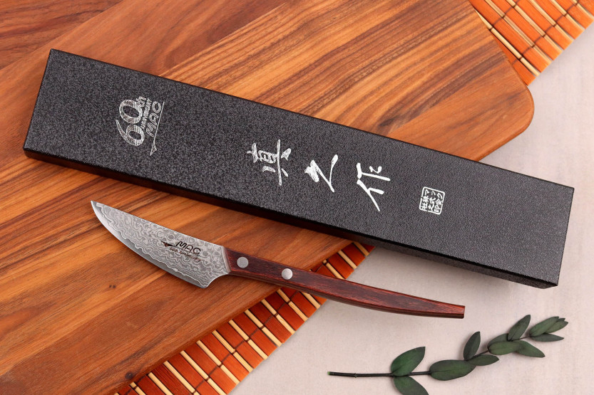 7,5 cm MAC Damasco 45 strati coltello da bistecca giapponese 60° anniversario - Edizione limitata