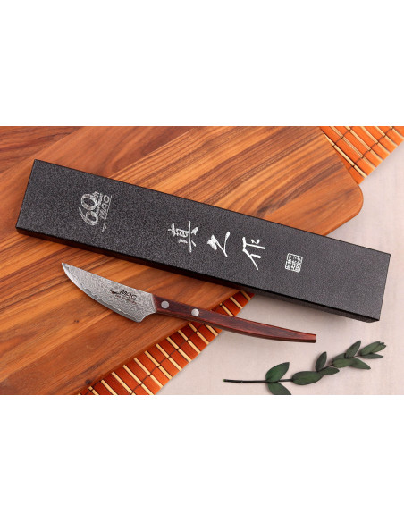 7,5 cm MAC Damaskus 45-lags japansk steakkniv 60-årsjubileum - Limited Edition