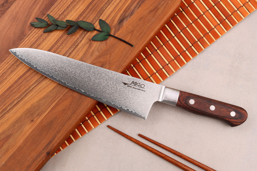 20cm MAC Damascus 45-kerroksinen japanilainen kokkiveitsi 60-vuotisjuhlavuosi - rajoitettu erä