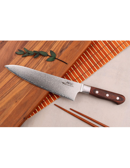 20 cm MAC Damaskus 45 lags japansk kokkekniv 60-årsjubileum - Limited Edition
