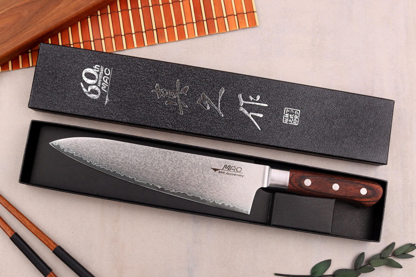 20cm MAC Damascus 45 laags Japans koksmes 60e verjaardag - Limited Edition