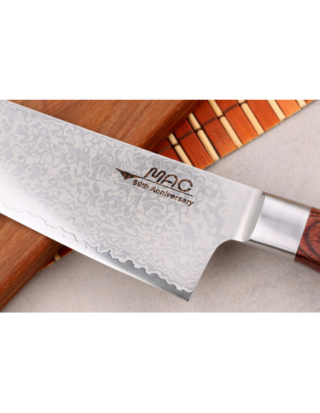 20cm MAC Damasco 45 capas cuchillo de chef japonés 60 aniversario - Edición Limitada