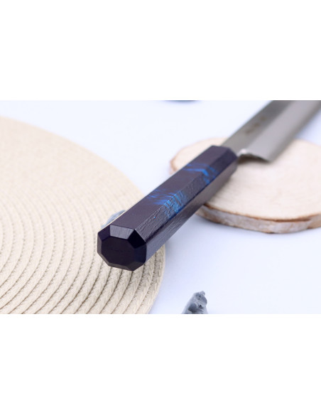Sakai Takayuki Nanairo 27cm japansk yanagibakniv Blått lackerat hartshandtag