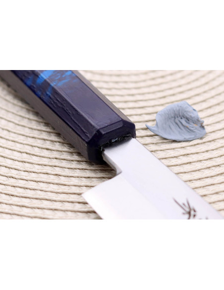 Sakai Takayuki Nanairo 27 cm japansk yanagibakniv Blått lakkert harpiksskaft