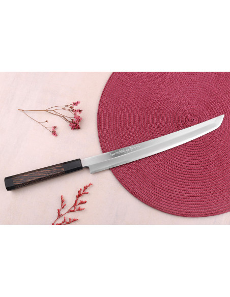 Faca Sakai Takayuki Zangetsu 30cm sakimaru japonesa feita à mão