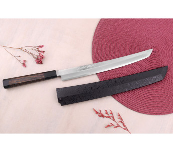 Faca Sakai Takayuki Zangetsu 30cm sakimaru japonesa feita à mão 2