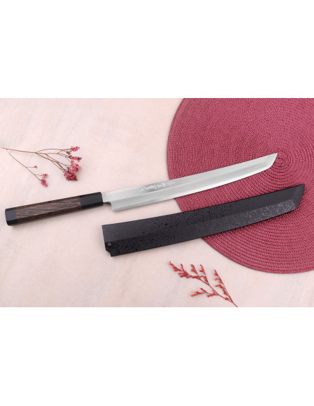 Sakai Takayuki Zangetsu 30cm sakimaru japansk handgjord kniv