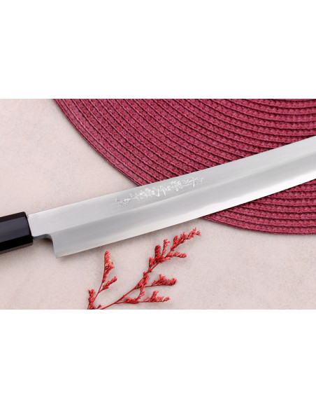 Faca Sakai Takayuki Zangetsu 30cm sakimaru japonesa feita à mão