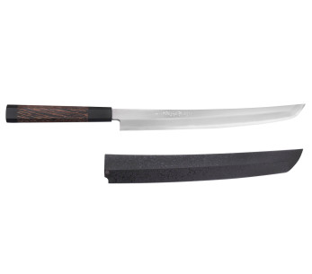 Sakai Takayuki Zangetsu 30cm sakimaru japanilainen käsintehty veitsi