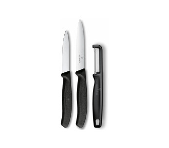 Set 2 knives + 1 peeler Victorinox SwissClassic black