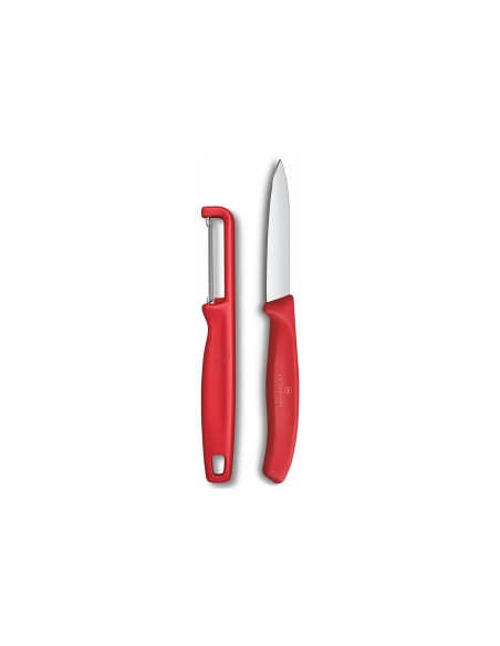 Victorinox SwissClassic 1 kniv + 1 skræller sæt rød