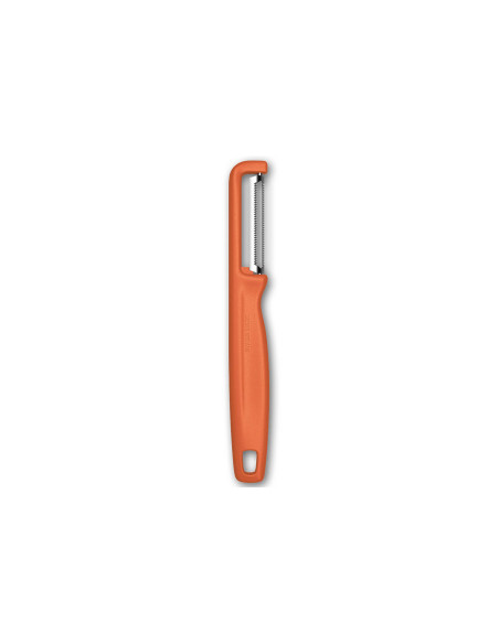 Victorinox Iota dunschiller met gekarteld lemmet en oranje handvat