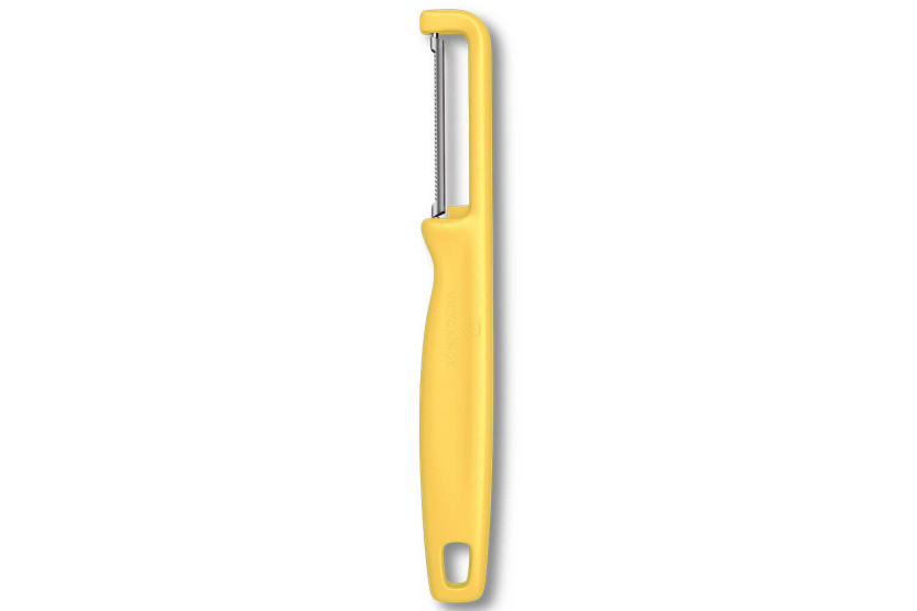 Victorinox Iota tomatskalare med tandat blad och gult handtag