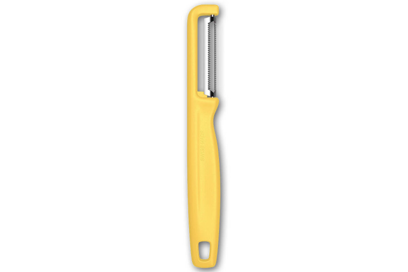 Victorinox Iota tomatskalare med tandat blad och gult handtag