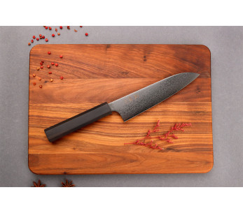 VG10 santokukniv 17cm Yuzo Kurogane Damaskus traditionell japansk kniv 2