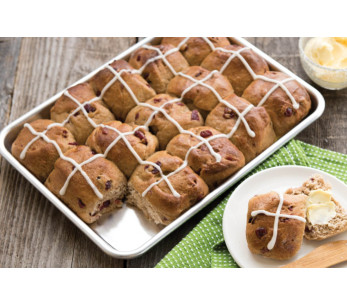 Nordic Ware Naturals bageplade med kvart ark 33x24,5 cm 2