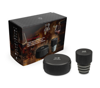 Confezione regalo Peugeot Wine Essential con apribottiglie e tappo