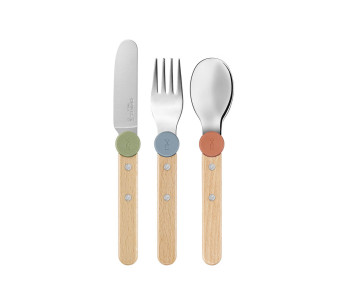 Conjunto de talheres para crianças Opinel Le Petit Gourmet em cores misturadas 2
