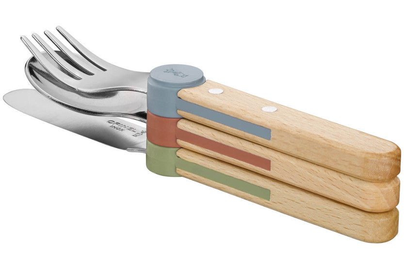 Opinel Le Petit Gourmet barnbestickset i blandade färger