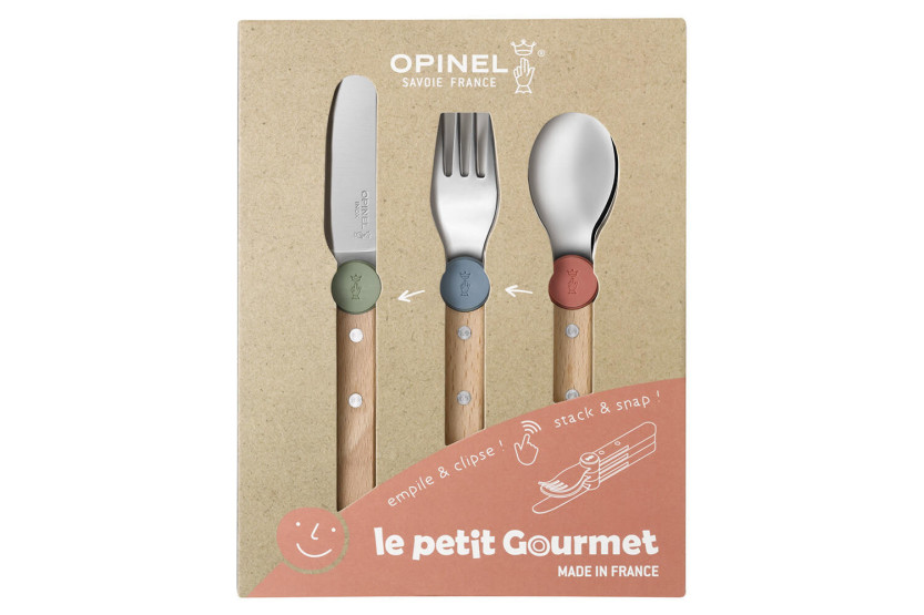 Opinel Le Petit Gourmet børnebestik i blandede farver