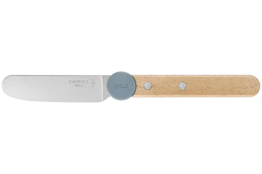 Conjunto de talheres para crianças Opinel Le Petit Gourmet em azul chuva
