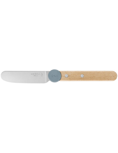 Conjunto de talheres para crianças Opinel Le Petit Gourmet em azul chuva