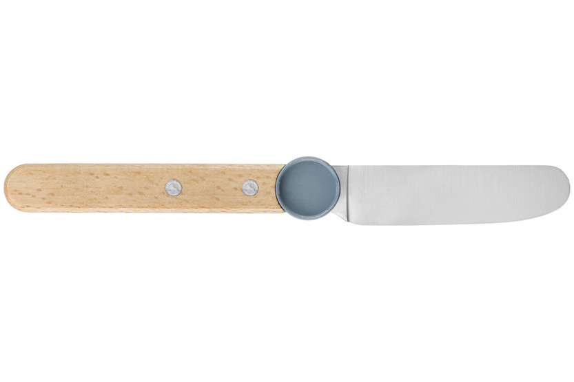 Opinel Le Petit Gourmet -lasten ruokailuvälinesarja sateen sinisenä