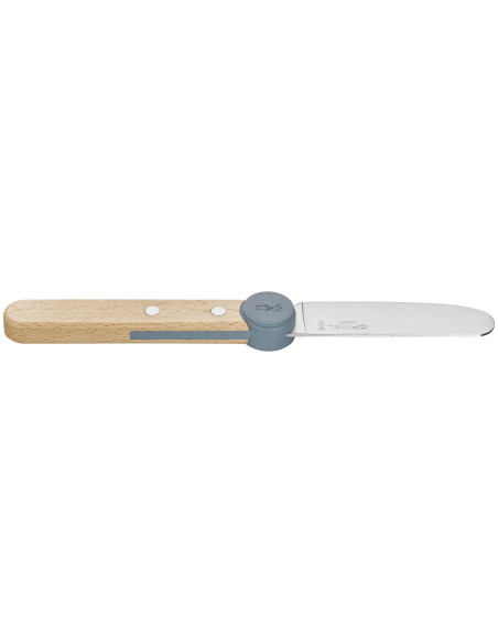 Opinel Le Petit Gourmet kinderbestekset in regenblauw