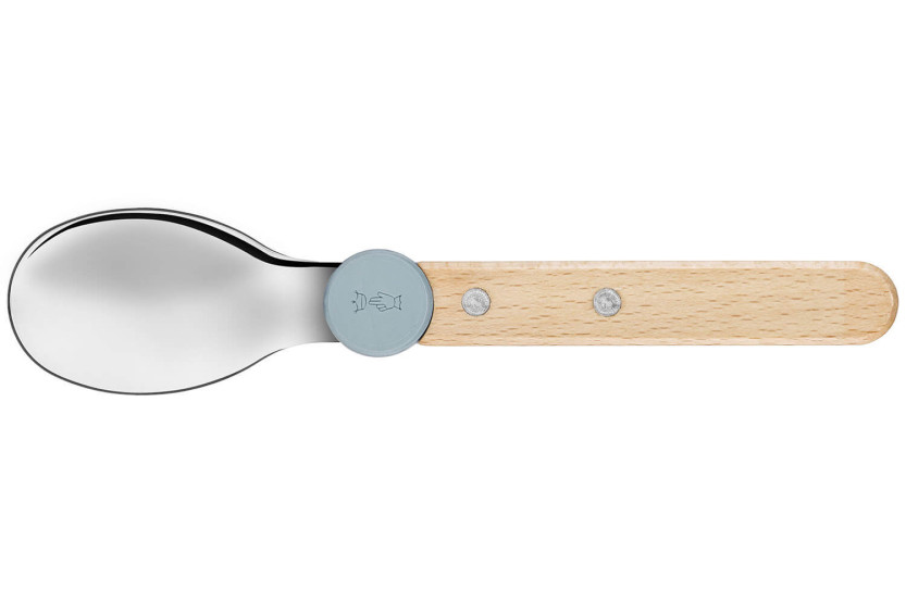 Opinel Le Petit Gourmet kinderbestekset in regenblauw
