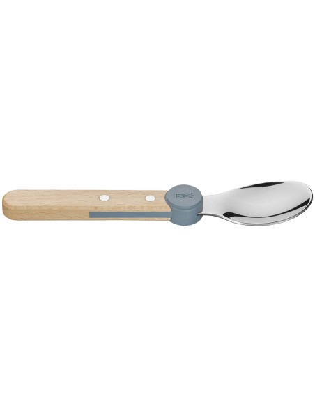 Opinel Le Petit Gourmet children's cutlery set in rainbow blue