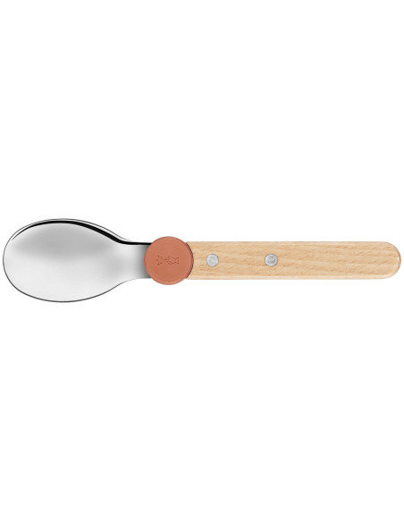Opinel Le Petit Gourmet barnbestickset, korallfärgad