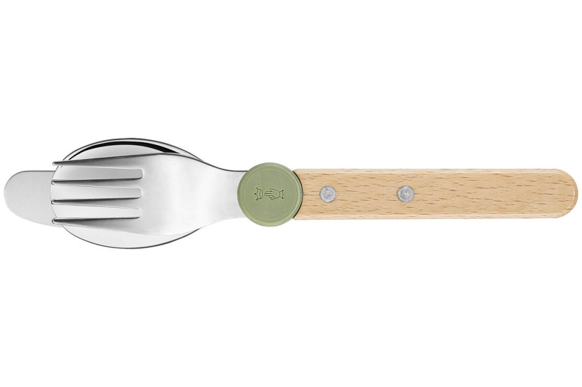 Opinel Le Petit Gourmet barnbestickset i oliv