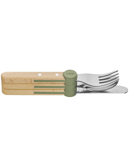 Opinel Le Petit Gourmet barnbestickset i oliv