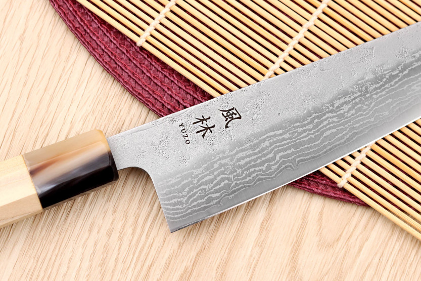 21cm Yuzo Haruto Damascus käsintehty japanilainen kokkiveitsi