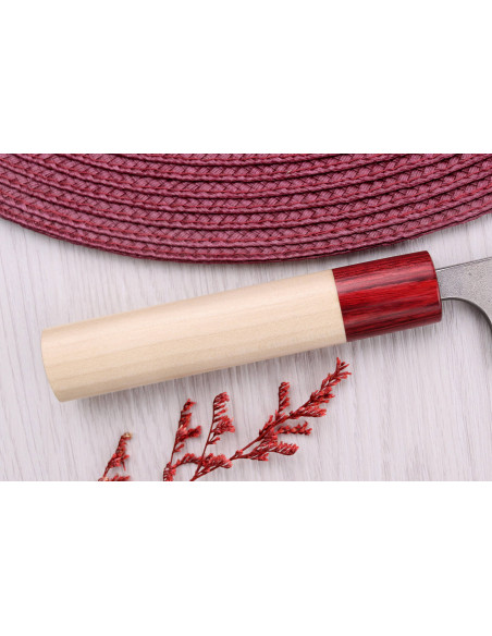 Faca ko-bunka Masakage Yuki Shirogami 2 13cm, feita à mão no Japão