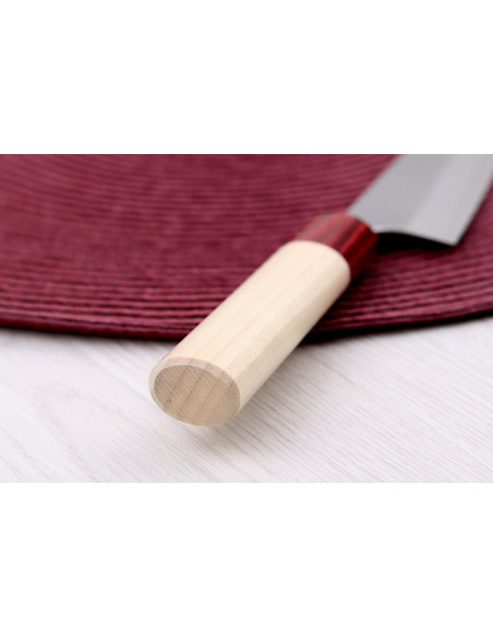 Faca ko-bunka Masakage Yuki Shirogami 2 13cm, feita à mão no Japão