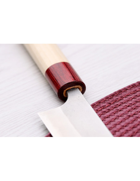 Faca ko-bunka Masakage Yuki Shirogami 2 13cm, feita à mão no Japão