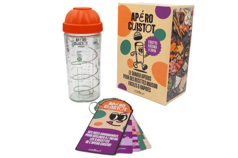 Pack de regalo Cookut Apéro Cuisto - Coctelera para 9 platos salados