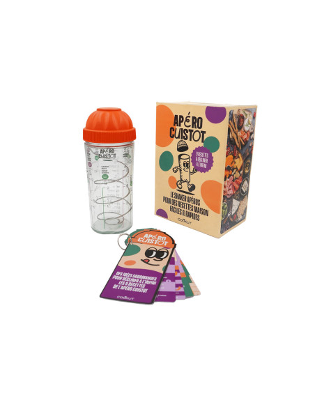 Cookut Apéro Cuisto geschenkverpakking - Shaker voor 9 hartige gerechten