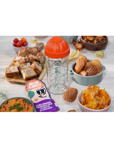 Pack de regalo Cookut Apéro Cuisto - Coctelera para 9 platos salados