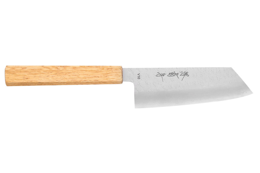 Sakai Kikumori TS10 14cm tammi bunka veitsi - Japanilainen käsintehty veitsi.