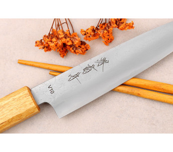 Sakai Kikumori TS10 13,5cm japansk hantverkskniv i ek 2