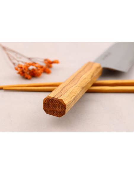 Sakai Kikumori TS10 16,5cm Japanese santoku knife in oak