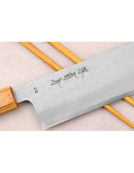 Sakai Kikumori TS10 16,5cm japanilainen nakiri veitsi tammesta