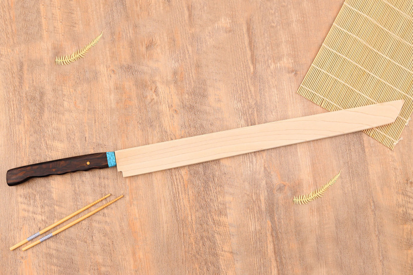 Cuchillo japonés para atún Nakamura WS2 54cm Maguro con saya