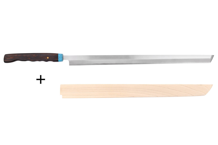 Cuchillo japonés para atún Nakamura WS2 54cm Maguro con saya