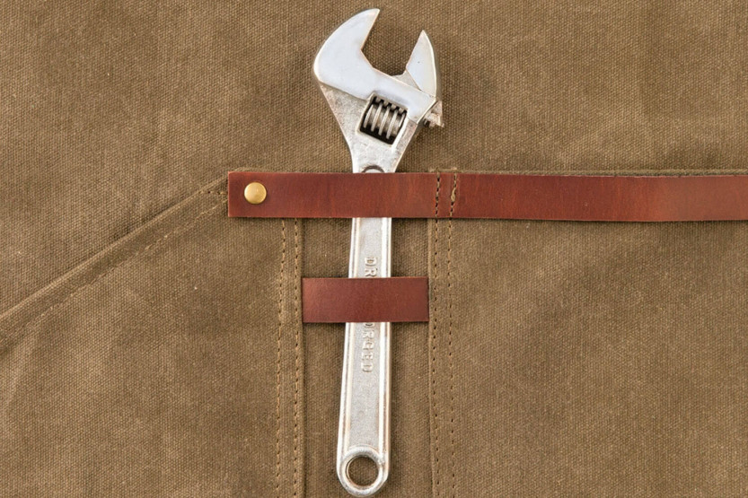 Grembiule da cucina in tela vintage Alaskan Maker N°547