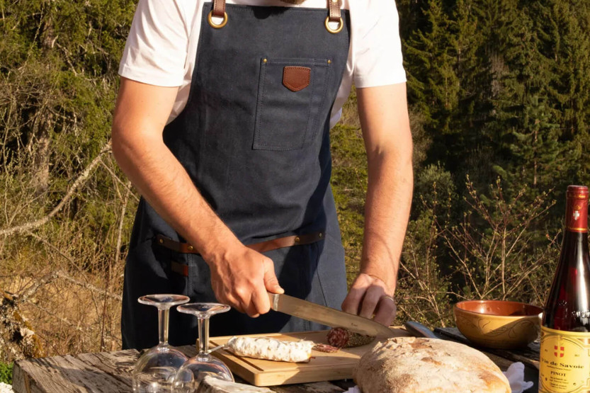 Alaskan Maker N°547 vintage canvas kitchen apron
