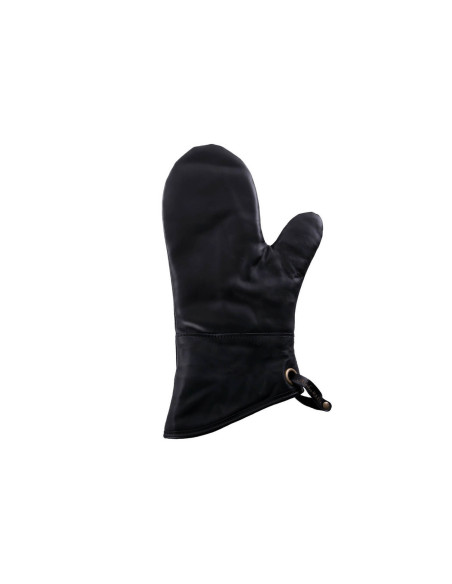 Alaskan Maker Defender Topflappen aus schwarzem Leder